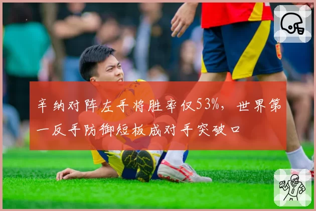 辛纳对阵左手将胜率仅53%,世界第一反手防御短板成对手突破口