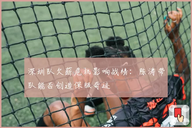 深圳队欠薪危机影响战绩：陈涛带队能否创造保级奇迹