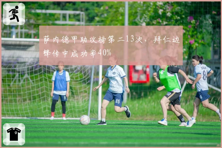 萨内德甲助攻榜第二13次,拜仁边锋传中成功率40%