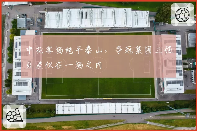 申花客场绝平泰山,争冠集团三强分差仅在一场之内